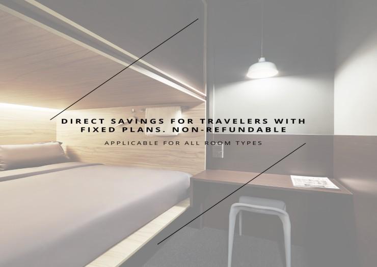 Non-Refundable Hot Deal  The POD Boutique Capsule Hotel Singapore