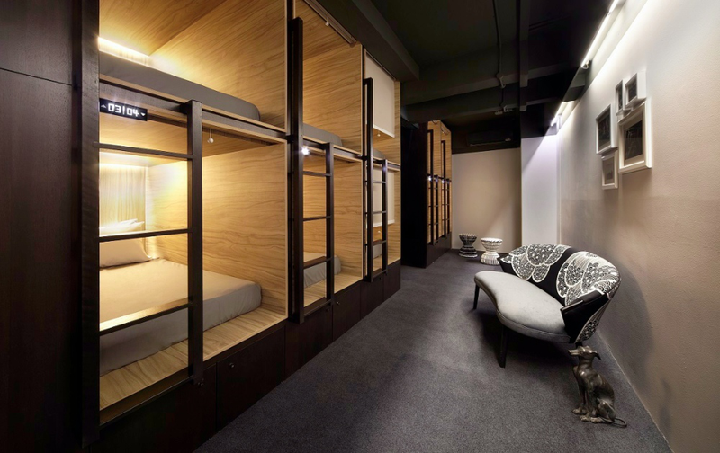Self check-in / check-out The POD Boutique Capsule Hotel  Singapore