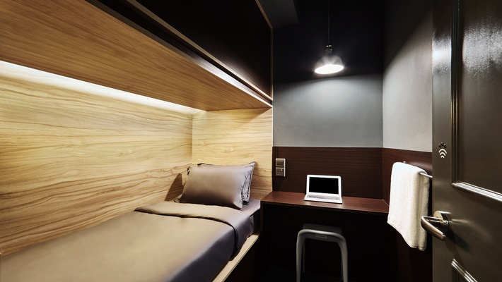 Single pod suite The POD Boutique Capsule Hotel Singapore Single pod suite The POD Boutique Capsule Hotel Singapore