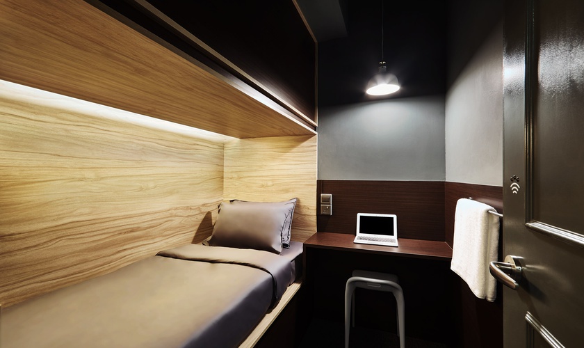 Single pod suite  The POD Boutique Capsule Hotel Singapore