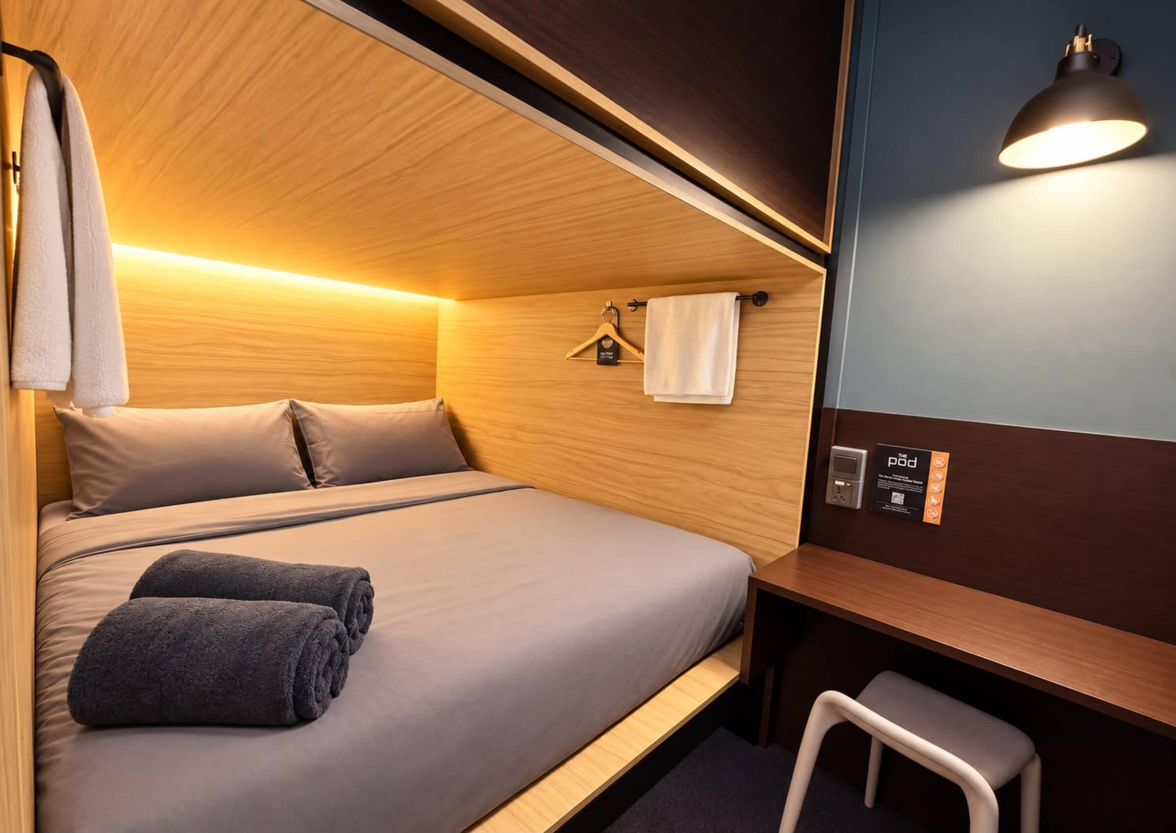 Queen Pod Suite  The POD Boutique Capsule Hotel Singapore