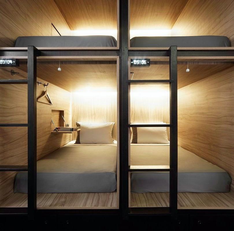 Front Entry Single Pod The POD Boutique Capsule Hotel Singapore Front Entry Single Pod The POD Boutique Capsule Hotel Singapore